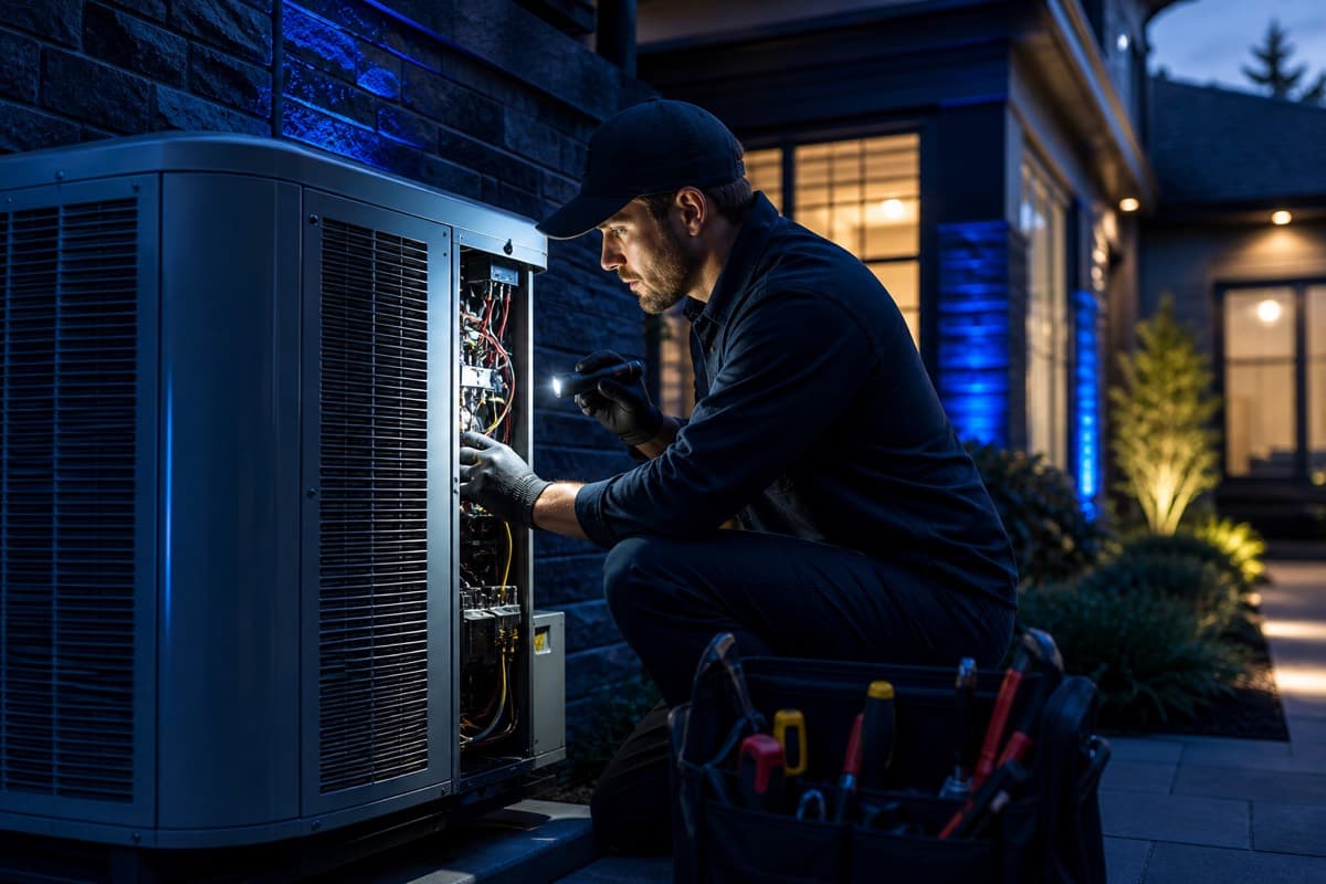 HVAC service request